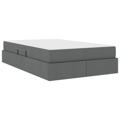 Letto con contenitore e materasso Grigio scuro 120 x 200 cm | homemem39