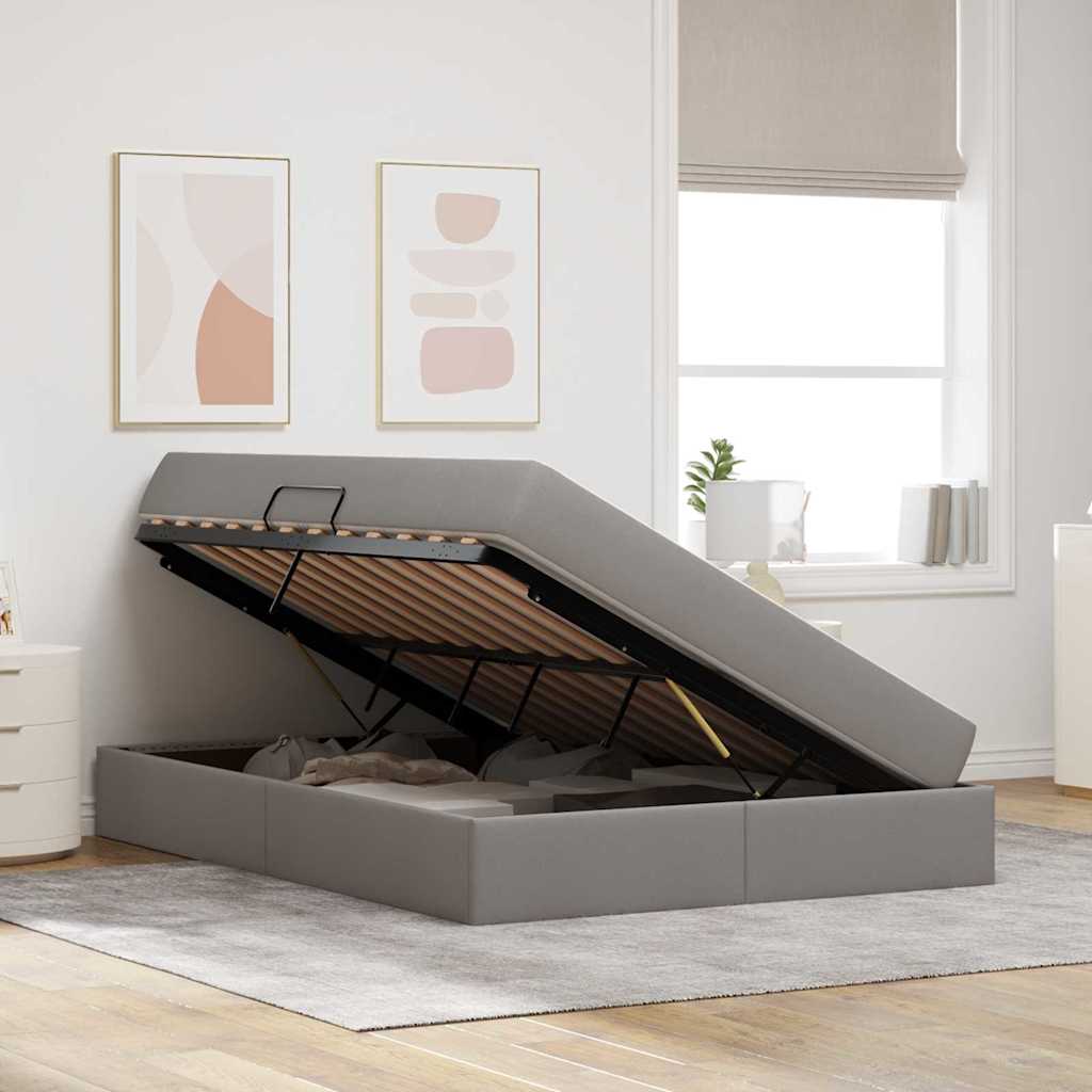 Letto con contenitore e materasso Talpa 140 x 200 cm Poliestere | homemem39