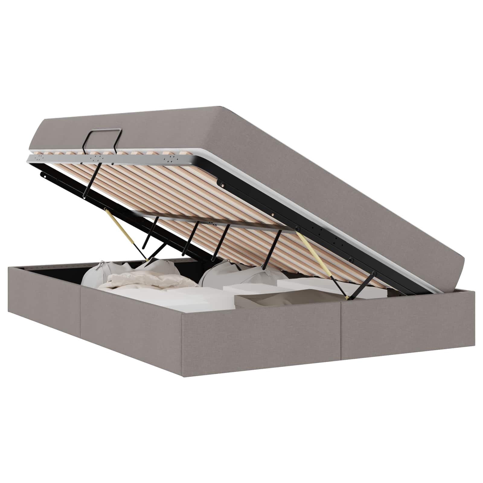 Letto con contenitore e materasso Talpa 140 x 200 cm Poliestere | homemem39