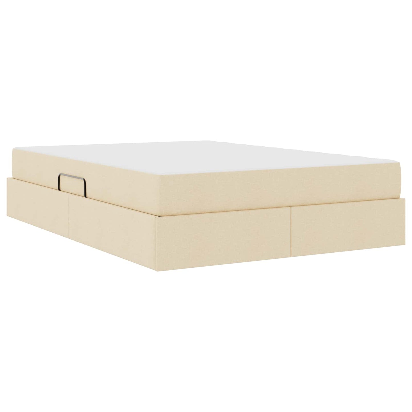 Letto con contenitore e materasso Crema 140 x 200 cm Poliestere | homemem39