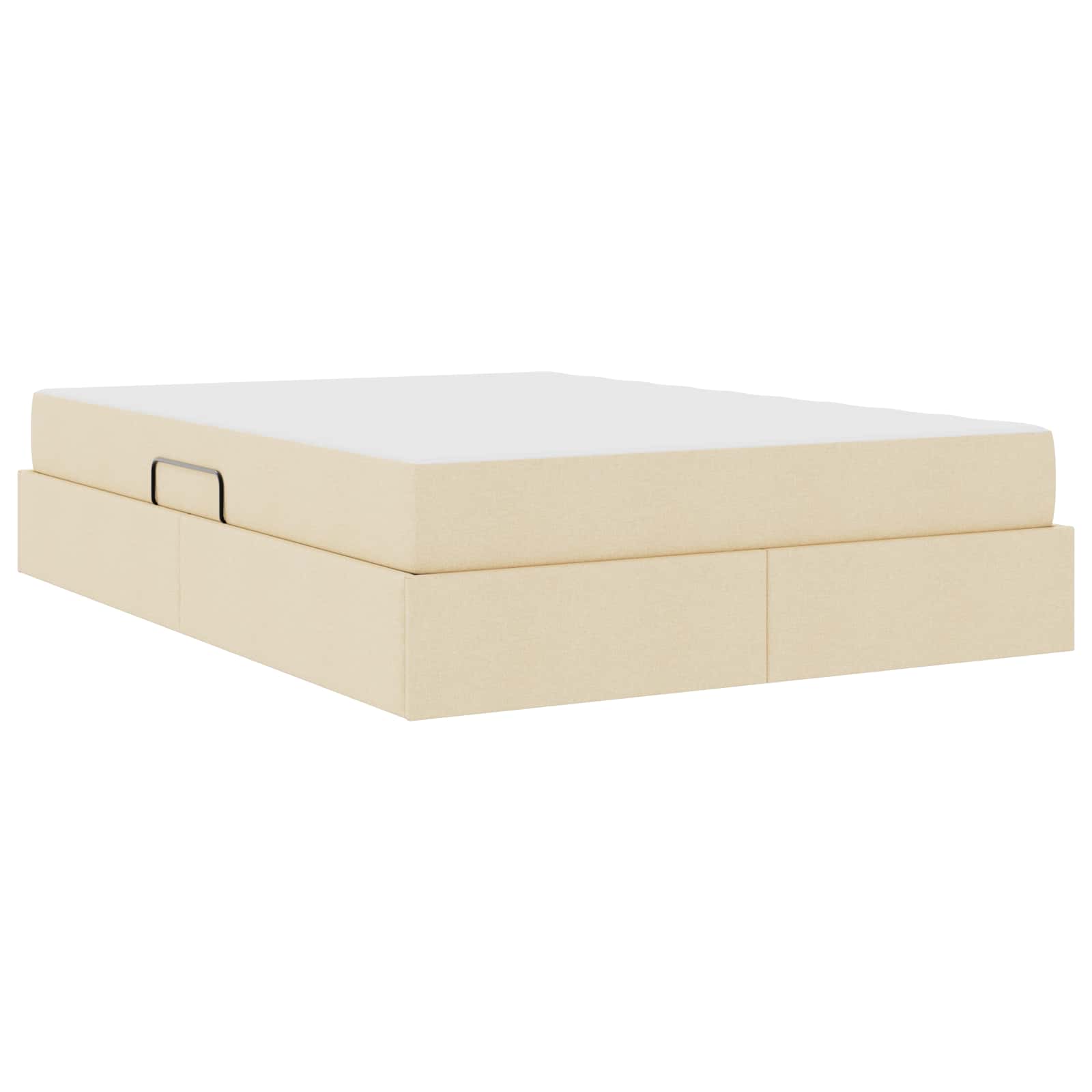 Letto con contenitore e materasso Crema 140 x 200 cm Poliestere | homemem39