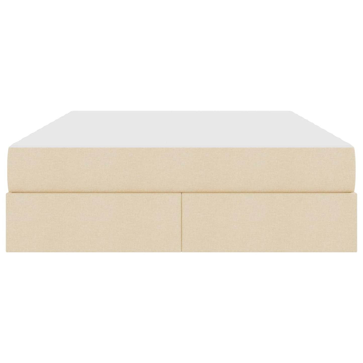 Letto con contenitore e materasso Crema 140 x 200 cm Poliestere | homemem39