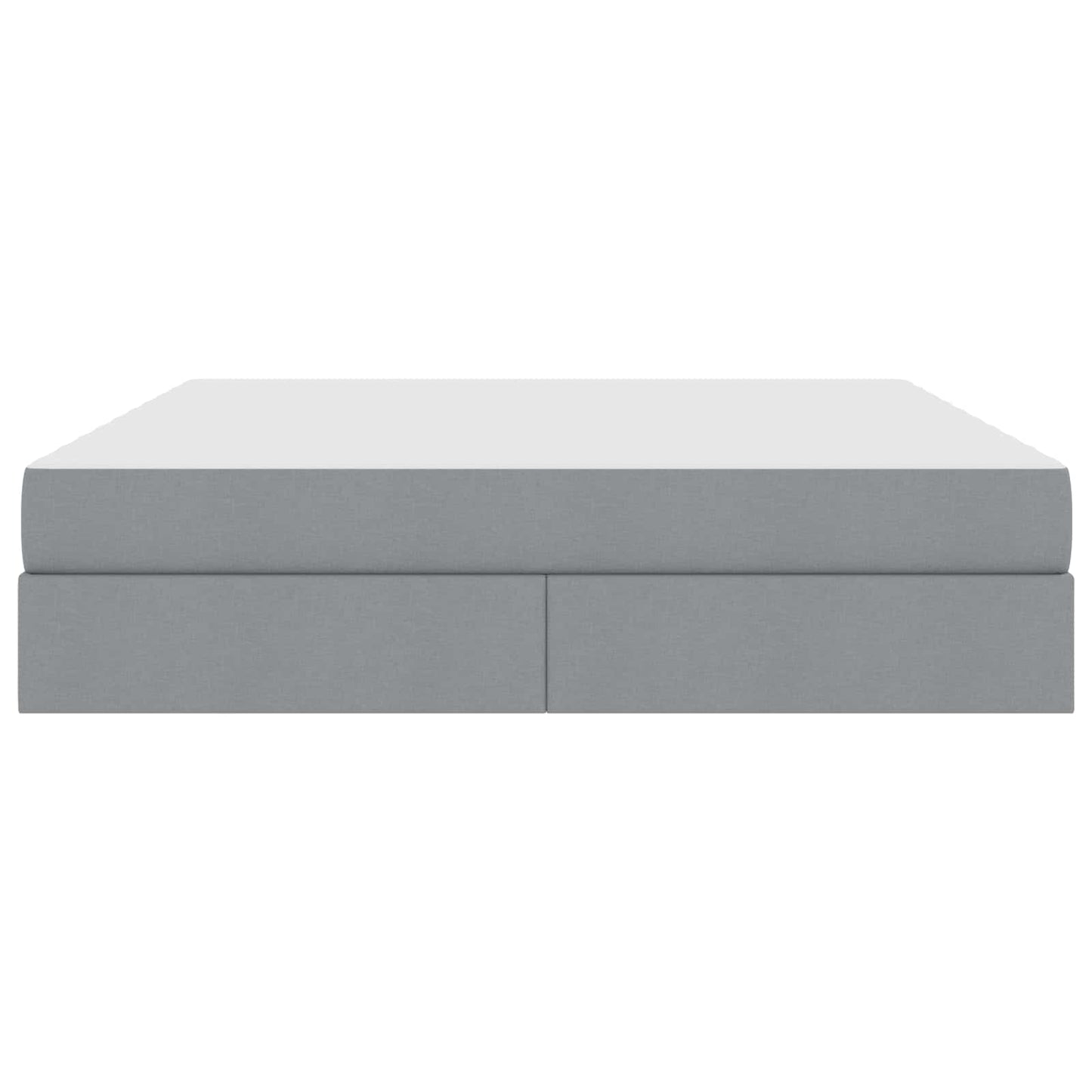 Letto con contenitore e materasso Grigio chiaro 160 x 200 cm | homemem39