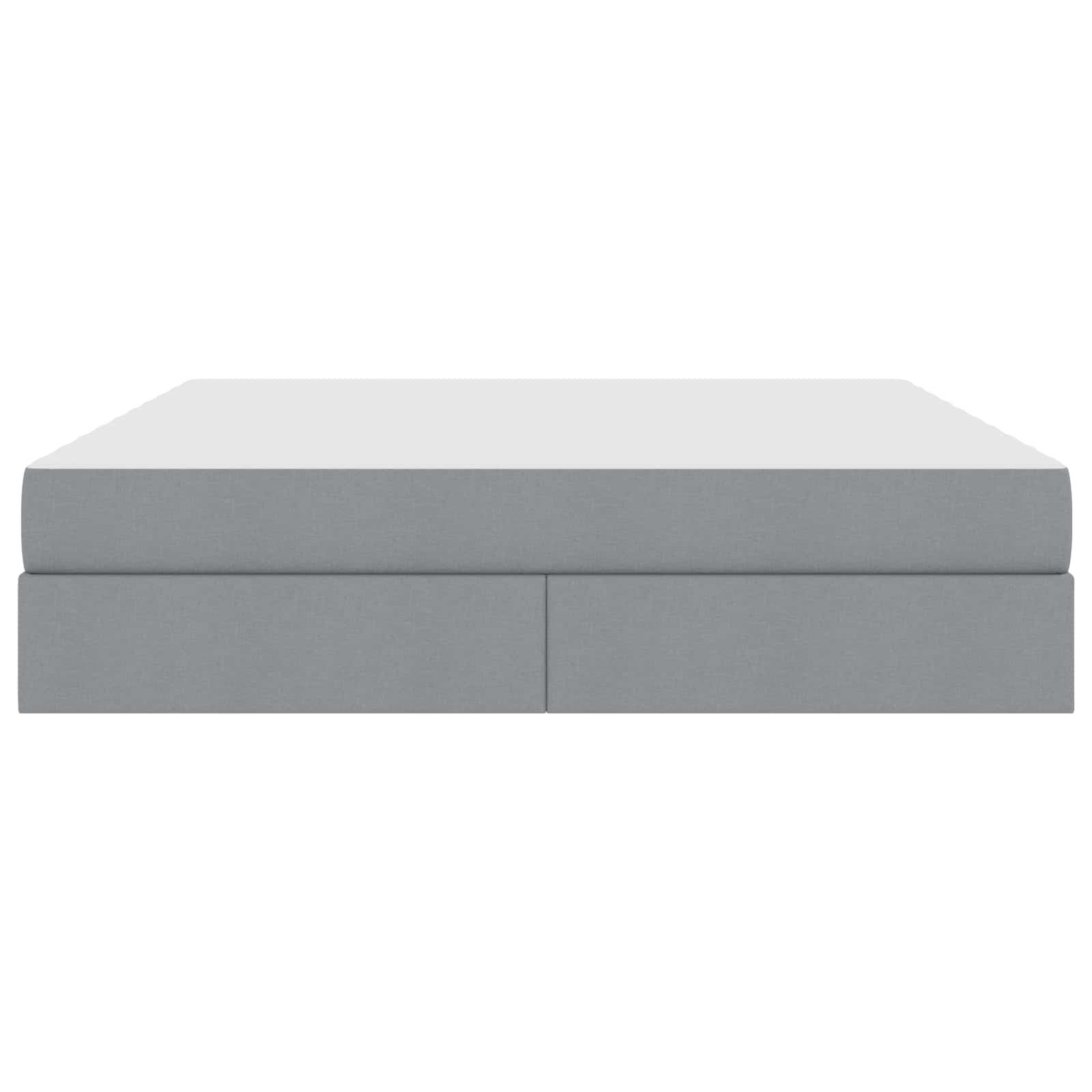 Letto con contenitore e materasso Grigio chiaro 160 x 200 cm | homemem39