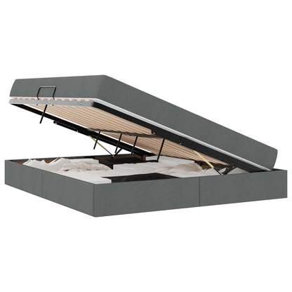 Letto con contenitore e materasso Grigio scuro 180 x 200 cm | homemem39