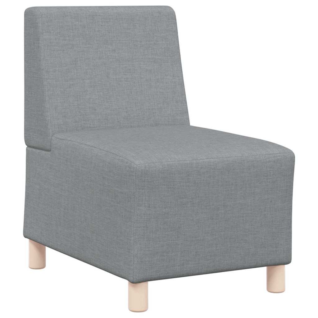 Unità di Divano Modulare Senza Braccioli 2 pcs Grigio chiaro | homemem39