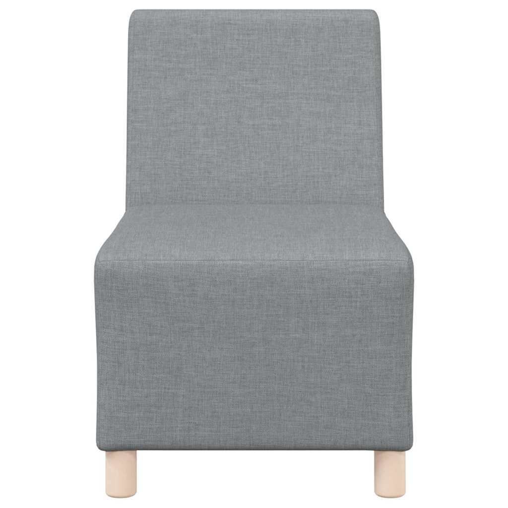 Unità di Divano Modulare Senza Braccioli 2 pcs Grigio chiaro | homemem39