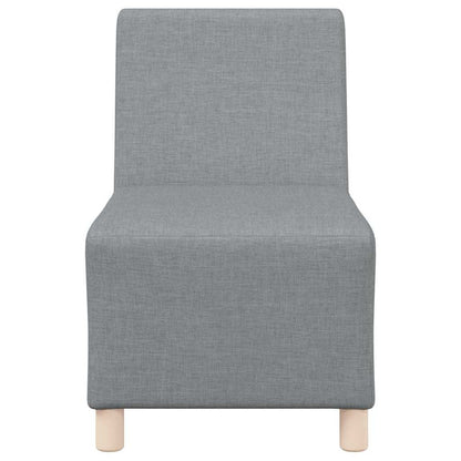 Unità di Divano Modulare Senza Braccioli 2 pcs Grigio chiaro | homemem39