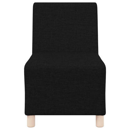 Unità di Divano Modulare Senza Braccioli 2 pcs Nero | homemem39
