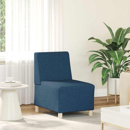 Unità di Divano Modulare Senza Braccioli 2 pcs Blu