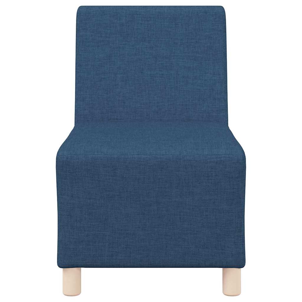 Unità di Divano Modulare Senza Braccioli 2 pcs Blu