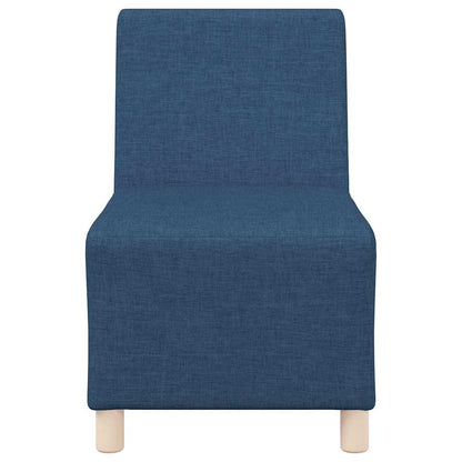 Unità di Divano Modulare Senza Braccioli 2 pcs Blu