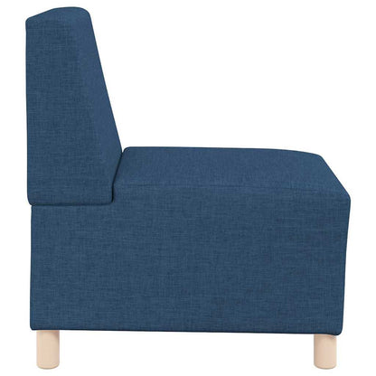 Unità di Divano Modulare Senza Braccioli 2 pcs Blu
