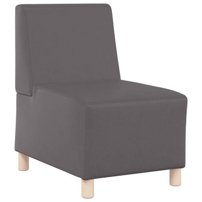 Unità di Divano Modulare Senza Braccioli 2 pcs Grigio