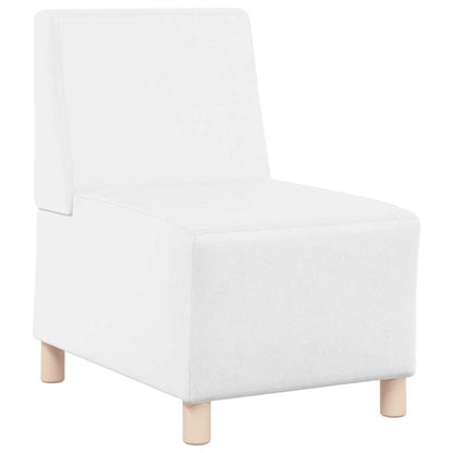 Unità di Divano Modulare Senza Braccioli 2 pcs Bianco