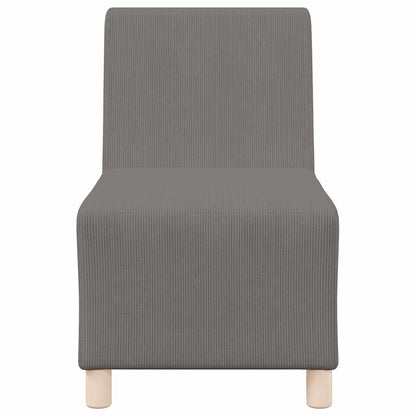 Unità di Divano Modulare Senza Braccioli 2 pcs Grigio chiaro