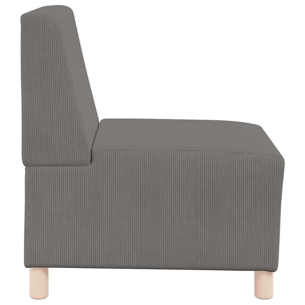Unità di Divano Modulare Senza Braccioli 2 pcs Grigio chiaro | homemem39