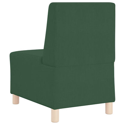 Unità di Divano Modulare Senza Braccioli 2 pcs Verde giungla