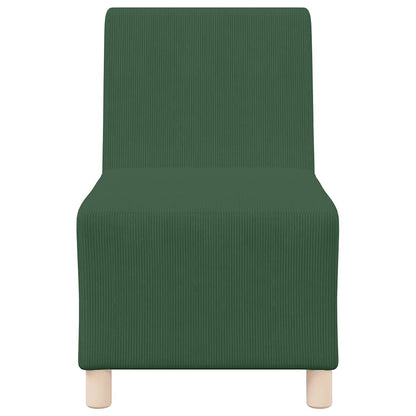 Unità di Divano Modulare Senza Braccioli 2 pcs Verde giungla