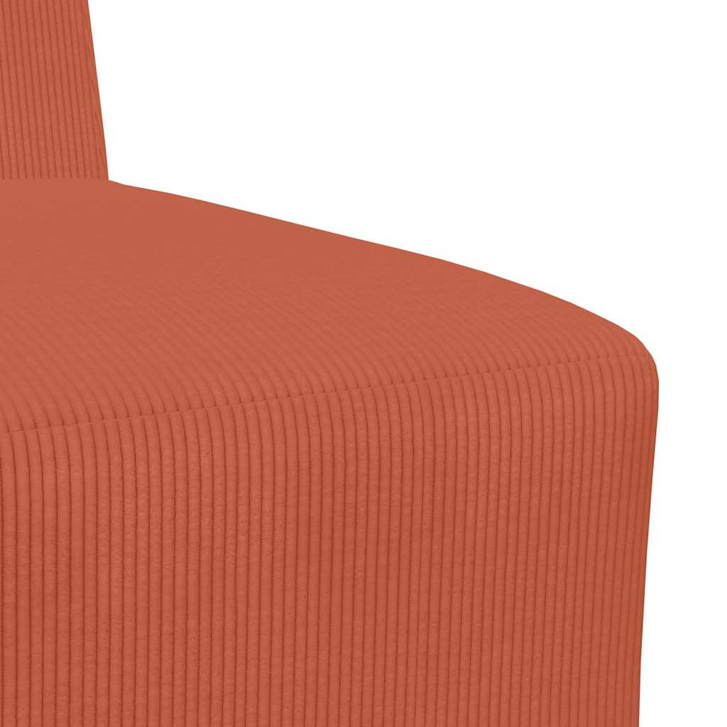 Unità di Divano Modulare Senza Braccioli 2 pcs Arancione