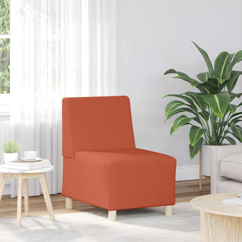 Unità di Divano Modulare Senza Braccioli 2 pcs Arancione