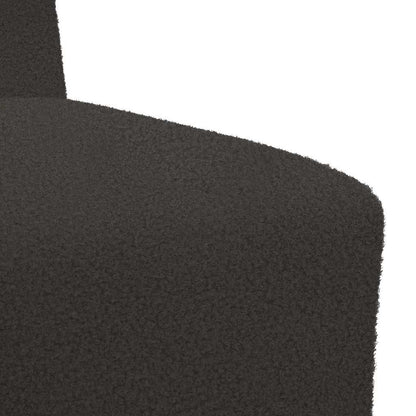 Unità di Divano Modulare Senza Braccioli 2 pcs Grigio scuro