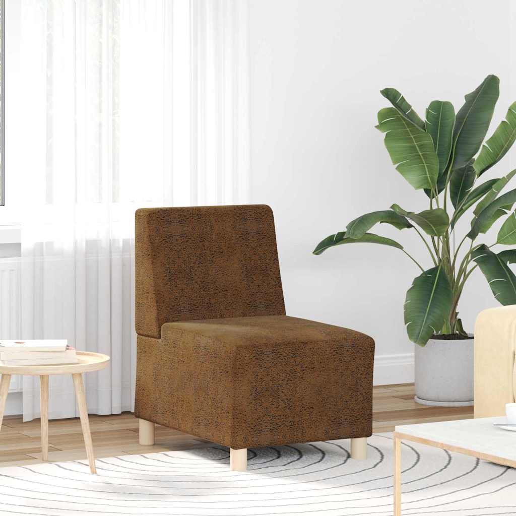 Poltrona Sofa 2 pcs Marrone 55 x 74 x 82 cm