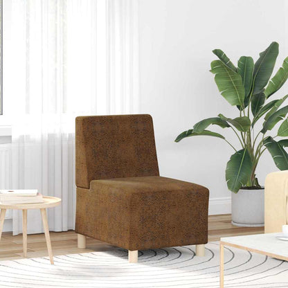 Poltrona Sofa 2 pcs Marrone 55 x 74 x 82 cm