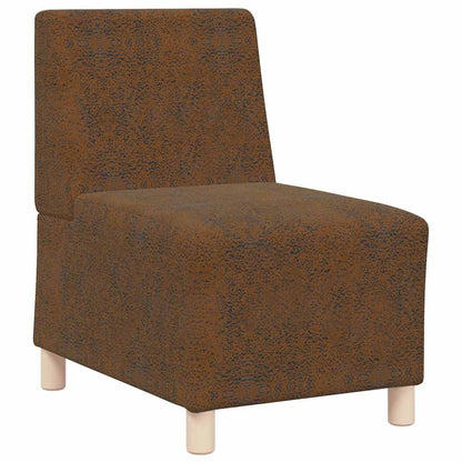 Poltrona Sofa 2 pcs Marrone 55 x 74 x 82 cm