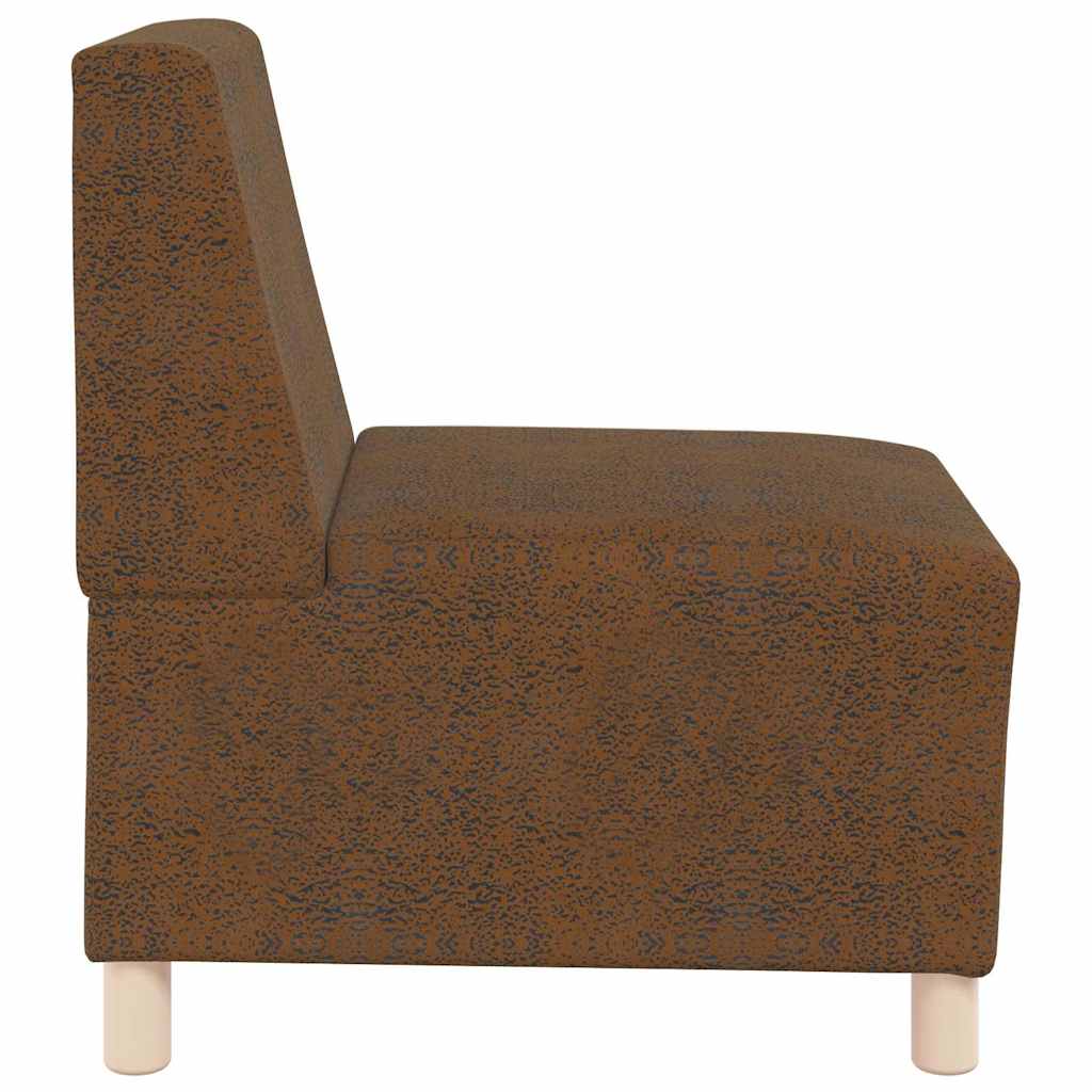 Poltrona Sofa 2 pcs Marrone 55 x 74 x 82 cm