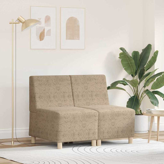 Unità di Divano Modulare Senza Braccioli 2 pcs Grigio chiaro | homemem39