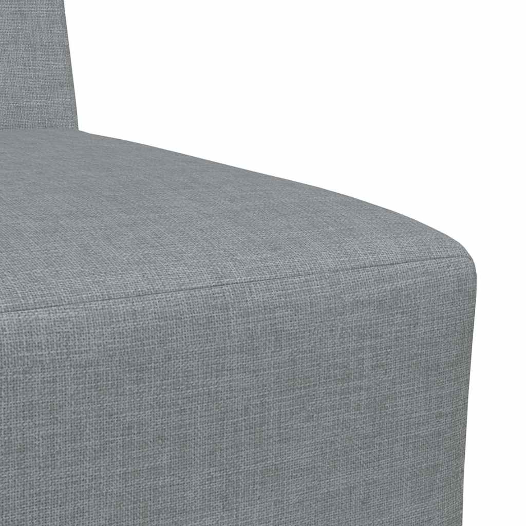 Unità di Divano Modulare Senza Braccioli 3 pcs Grigio chiaro | homemem39