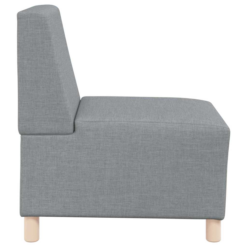 Unità di Divano Modulare Senza Braccioli 3 pcs Grigio chiaro | homemem39