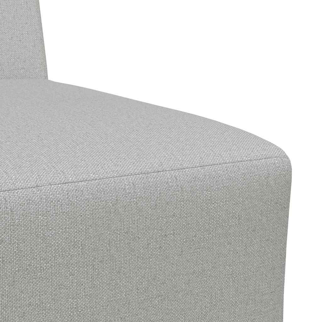 Unità di Divano Modulare Senza Braccioli 3 pcs Grigio nuvola