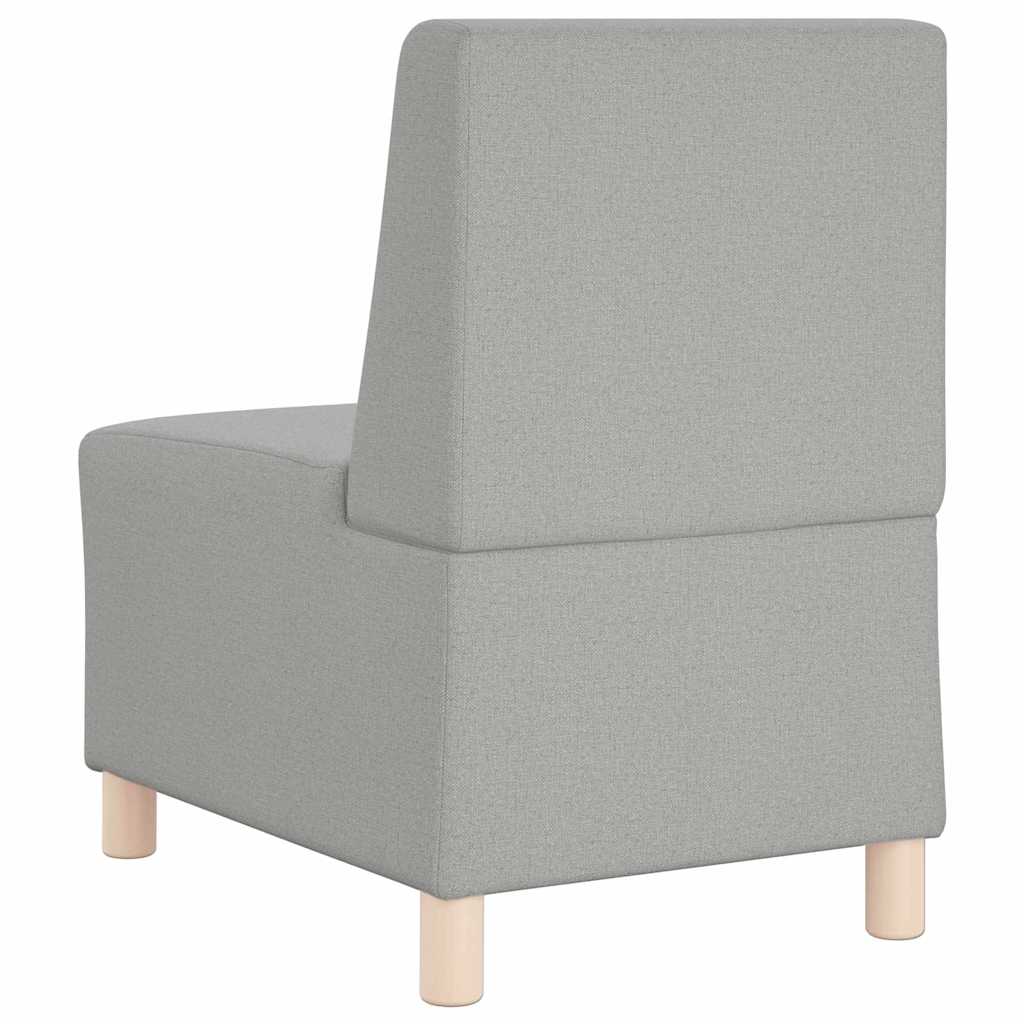Unità di Divano Modulare Senza Braccioli 3 pcs Grigio Nuvola - homemem39