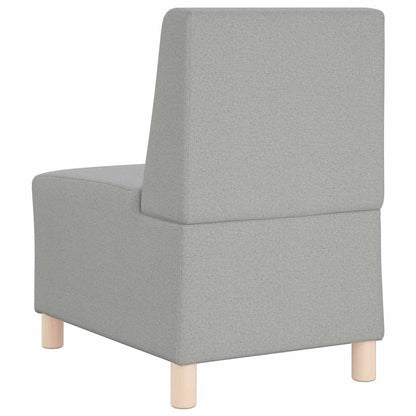 Unità di Divano Modulare Senza Braccioli 3 pcs Grigio Nuvola - homemem39