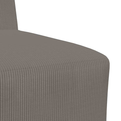 Unità di Divano Modulare Senza Braccioli 3 pcs Grigio chiaro