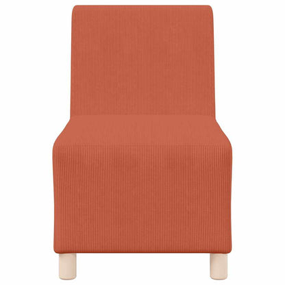 Unità di Divano Modulare Senza Braccioli 3 pcs Arancione