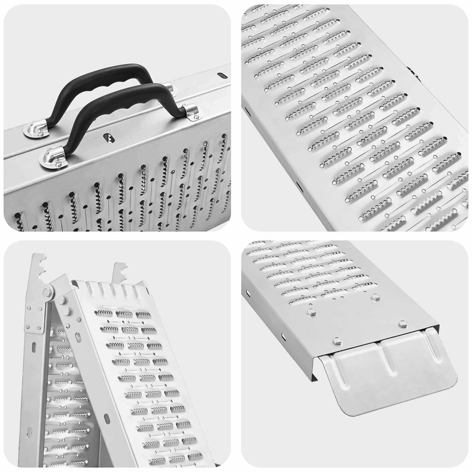 Rampe Pieghevoli 200kg per rampa 2 pcs Argento Acciaio zincato | homemem39