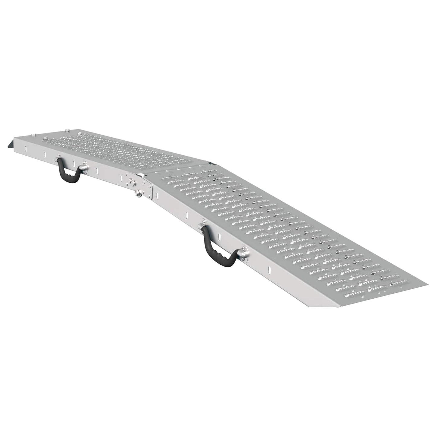 Rampe Pieghevoli 200kg per rampa 2 pcs Argento Acciaio zincato | homemem39
