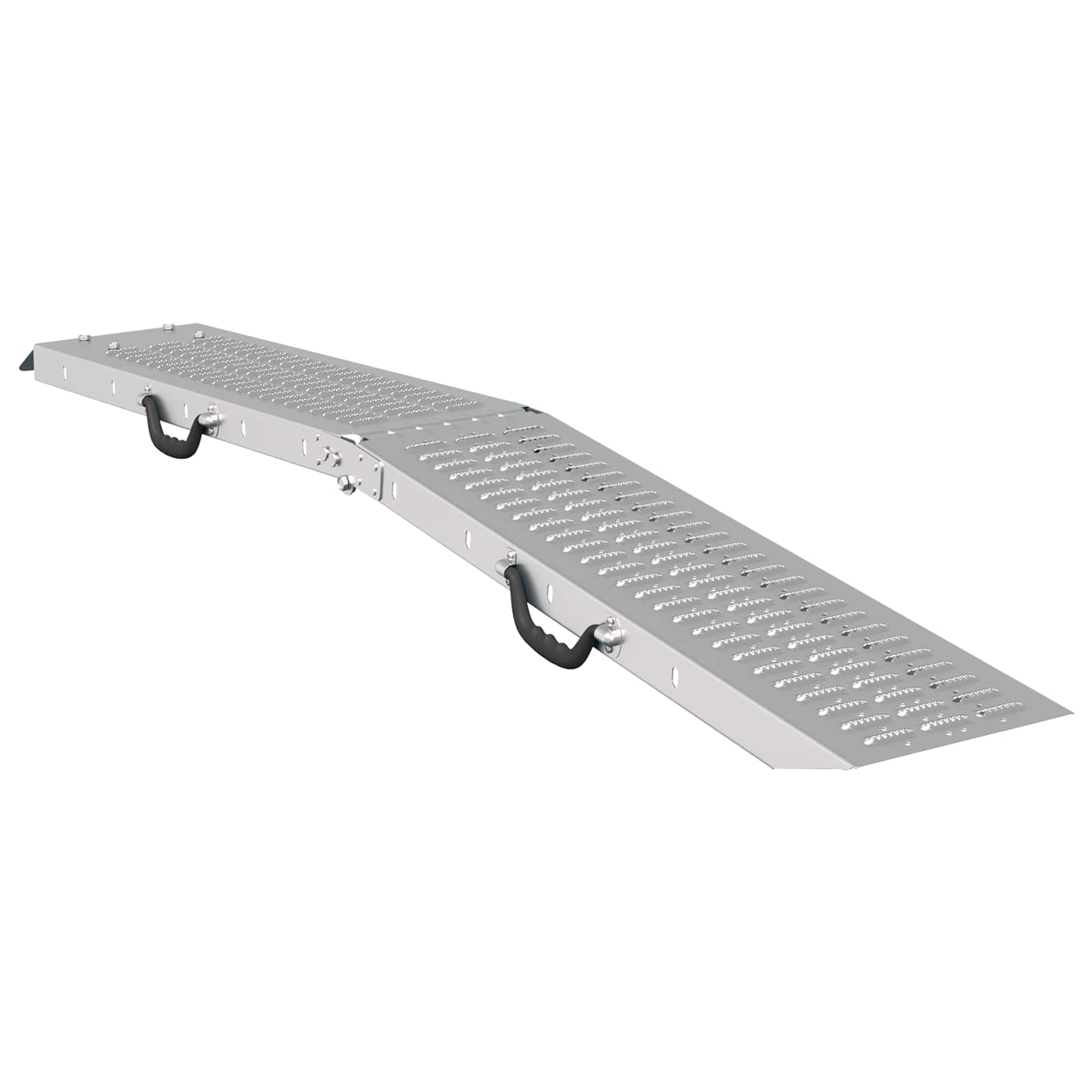 Rampe Pieghevoli 200kg per rampa 2 pcs Argento Acciaio zincato | homemem39