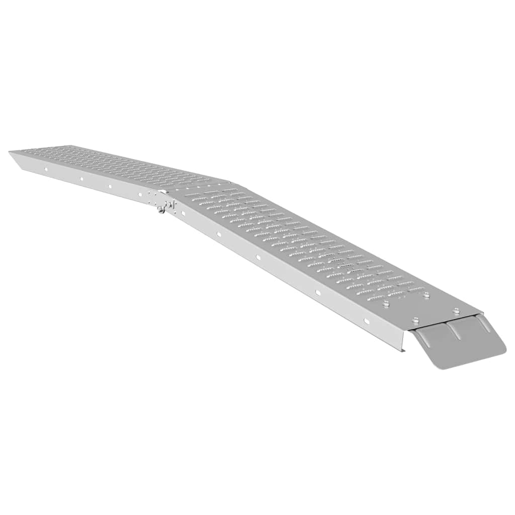 Rampe Pieghevoli 200kg per rampa Argento 186 x 23 x 4,5 cm | homemem39