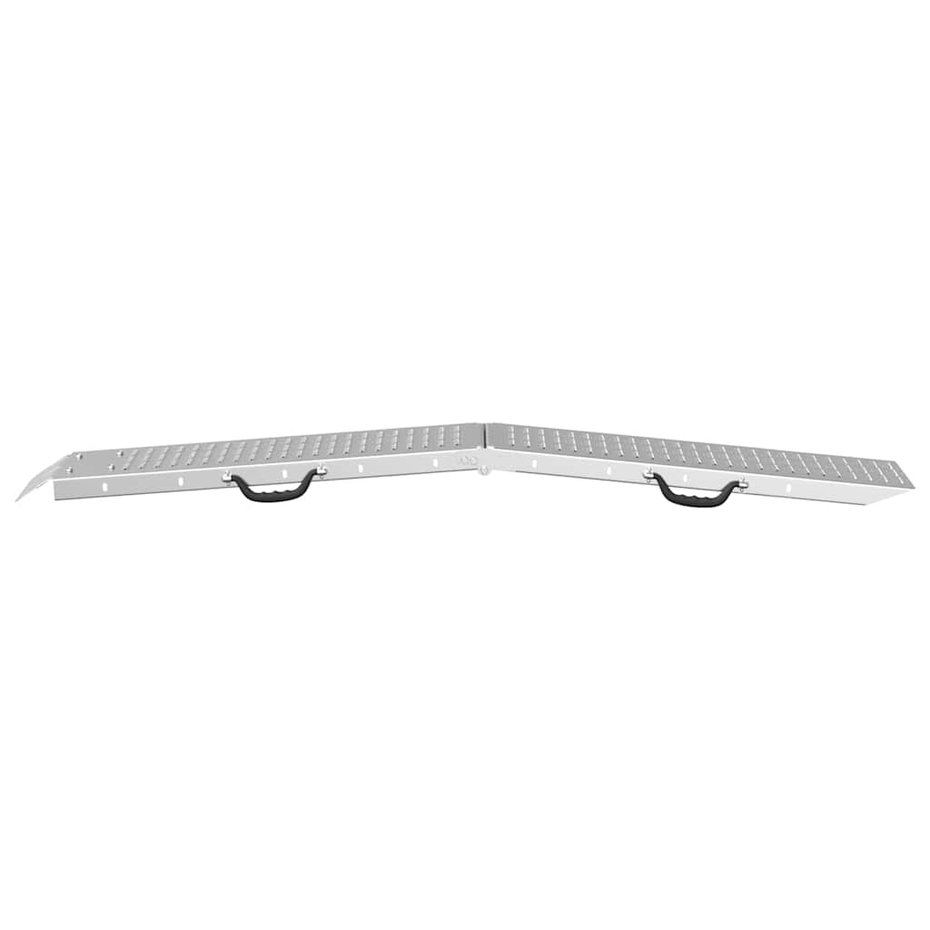 Rampe Pieghevoli 200kg per rampa Argento 186 x 23 x 4,5 cm | homemem39