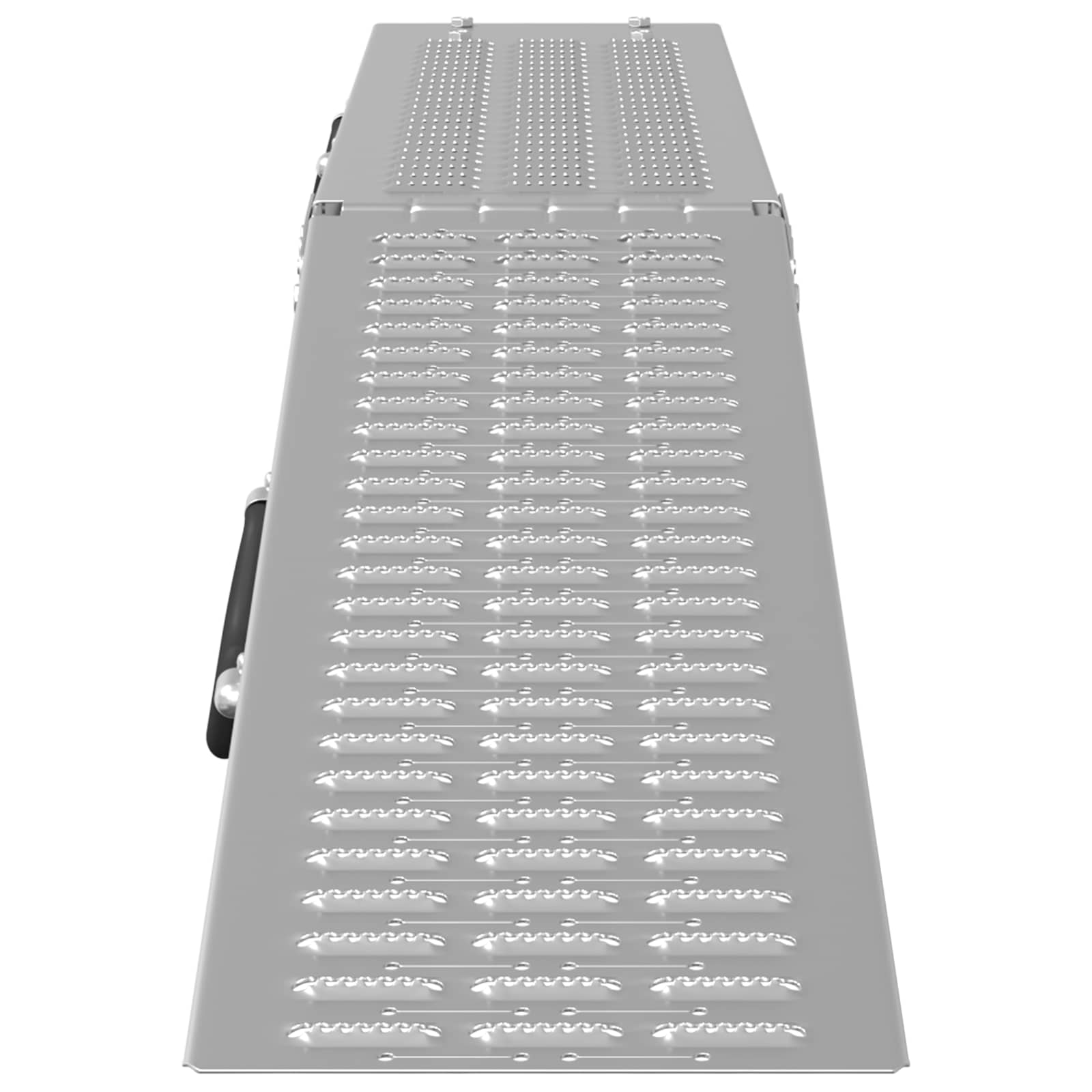 Rampe Pieghevoli 200kg per rampa 2 pcs Argento Acciaio zincato | homemem39