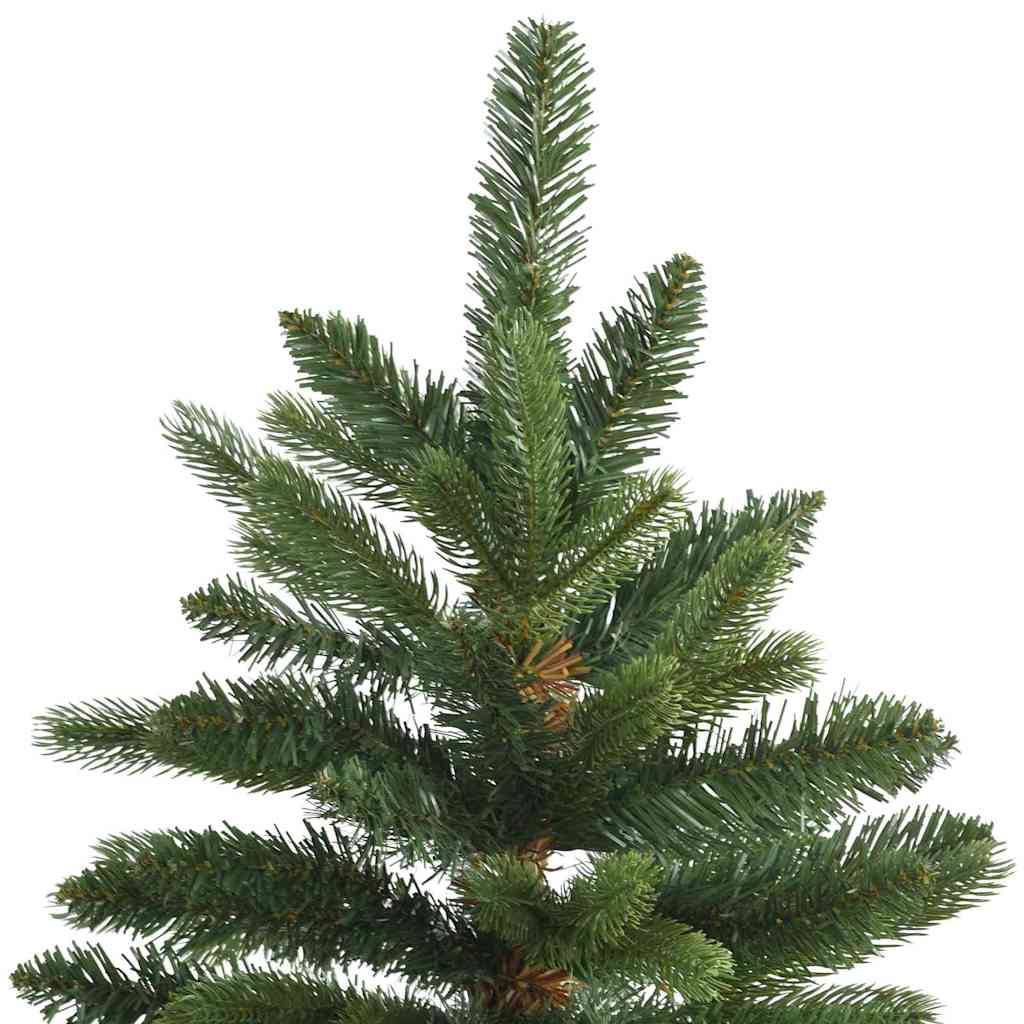 Albero di Natale Artificiale con Rami Pieghevoli Verde 210 cm