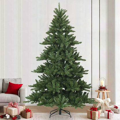 Albero di Natale Artificiale con Rami Pieghevoli Verde 240 cm
