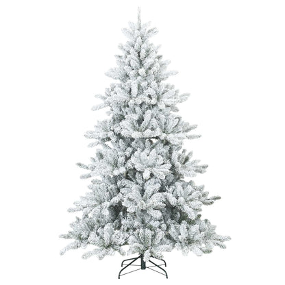 Albero di Natale Artificiale Snodato Foderato di Neve Bianco | homemem39