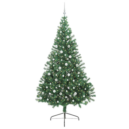 Albero di Natale artificiale con luci integrate Verde 240 cm