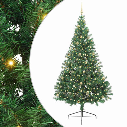 Albero di Natale artificiale con luci integrate Verde 240 cm