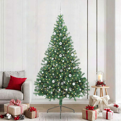 Albero di Natale artificiale con luci integrate Verde 240 cm
